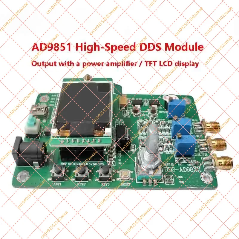 Módulo DDS de Alta Velocidade AD9851 com Função LCD e Gerador de Sinal Programável Compatível com Função de Escaneamento AD9850