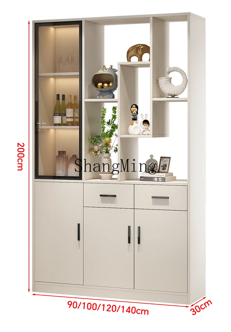 

CL home shoe cabinet integrated light luxury high-end screen cabinet modern simple living room partition wine decorative cabinet