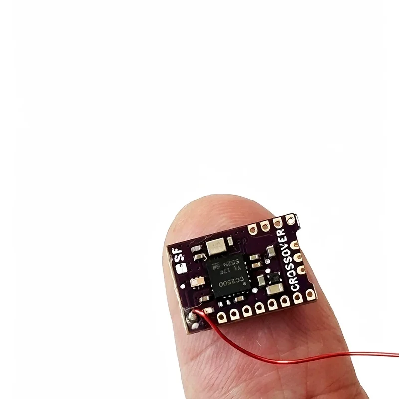 RXC87E-3E Multi-Protocol RC Car Receiver Built-in 3-Way Bidirectional Brushed ESC 2A Servo Output DSMX/2 Futaba SFHSS FlySky