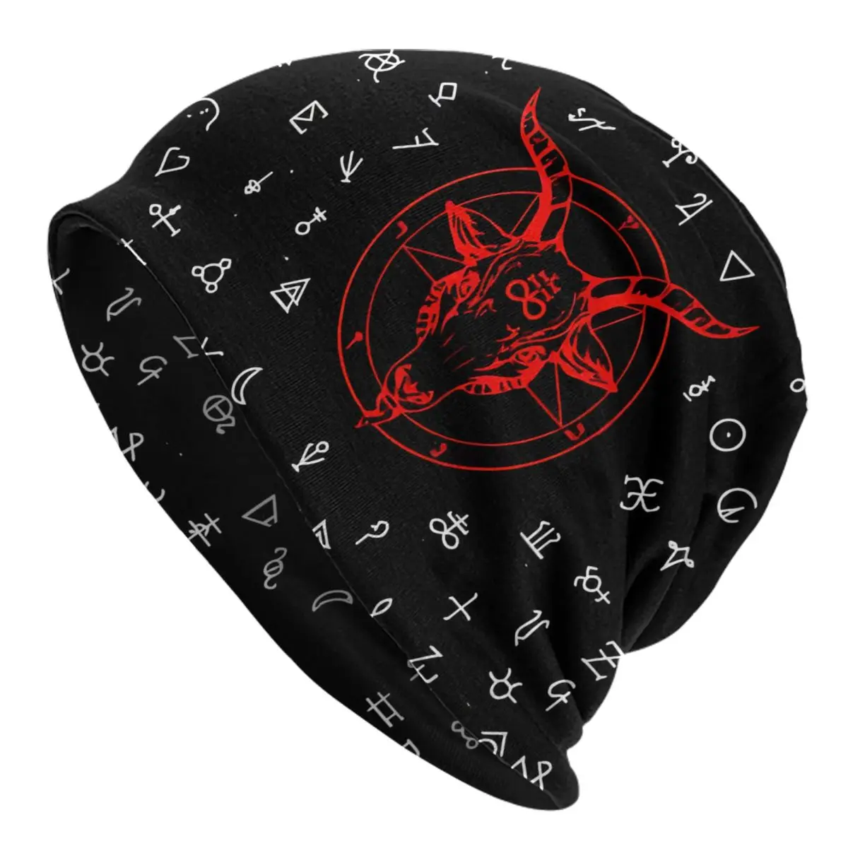 Satanic Symbols Unisex Bonnet Thin Outdoor Hats Double Layer Hat Breathable Caps