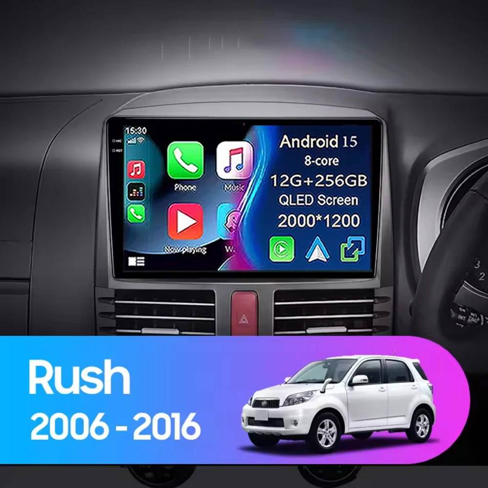 For Toyota Rush J200 1 2006 - 2016 Right hand drive Car Radio Multimedia Video Player Navigation stereo GPS Android 16 No 2din 2