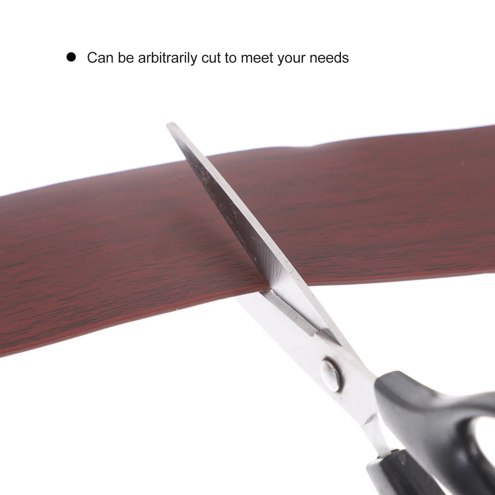 Faixa de Transição de PVC Autoadesiva para Piso, Acabamento de Soleira de Porta, Cobertura de Vão para Carpete e Piso, Faixa Flexível para Cobertura de Piso