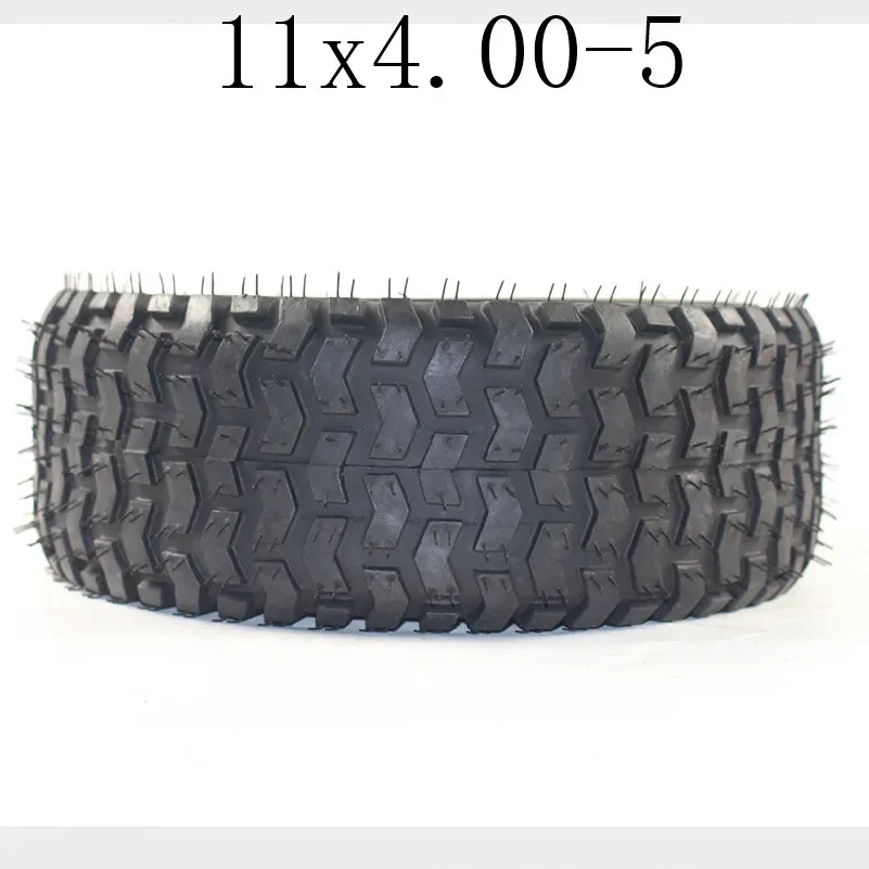 11 Inch Tire 11x4.00-5 Tubeless Tire 5-inch Hub Lawn Wheel Electric Skateboard Tire 11*4.00-5 Tyre