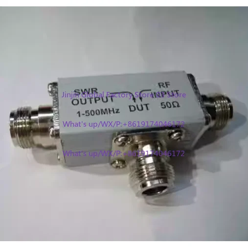 1-500MHz Broadband RF Reflector Bridge, Directional Coupler, VSWR Measurement, Laboratory Grade, High Directivity