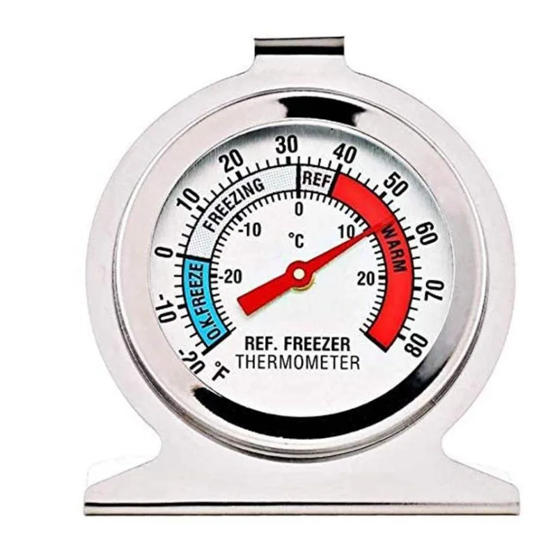 The latest stainless steel refrigerator thermometer, freezing thermometer, freezer thermometer