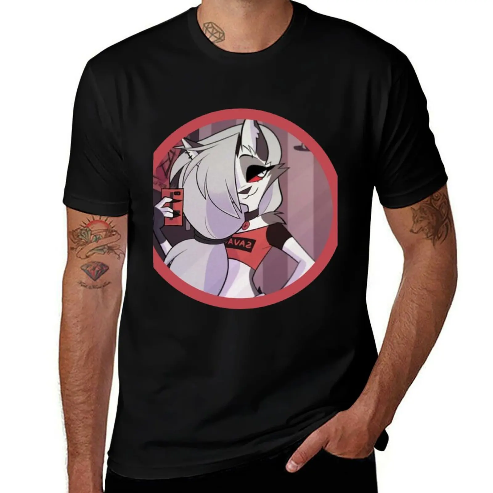 Helluva Boss Loona T-Shirt Daily Wear Print T-Shirt