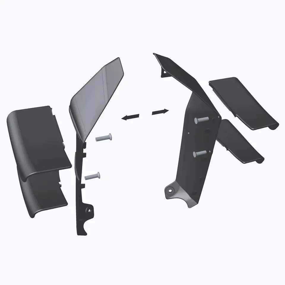 لياماها MT-09 / SP GEN 4 2024-2025 جناح جانبي سبويلر جانبي سبويلر أمامي MT09 2024 2025 سبويلر أمامي سبويلر سفلي