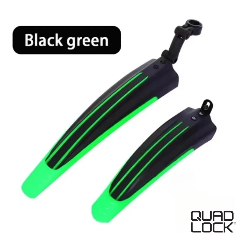 QUAD LOCK  2pcs Bike Mudguard Set Bicycle Fenders Splash Fender Guard Set Road Mountain MTB Front Rear Mudguard Cycling