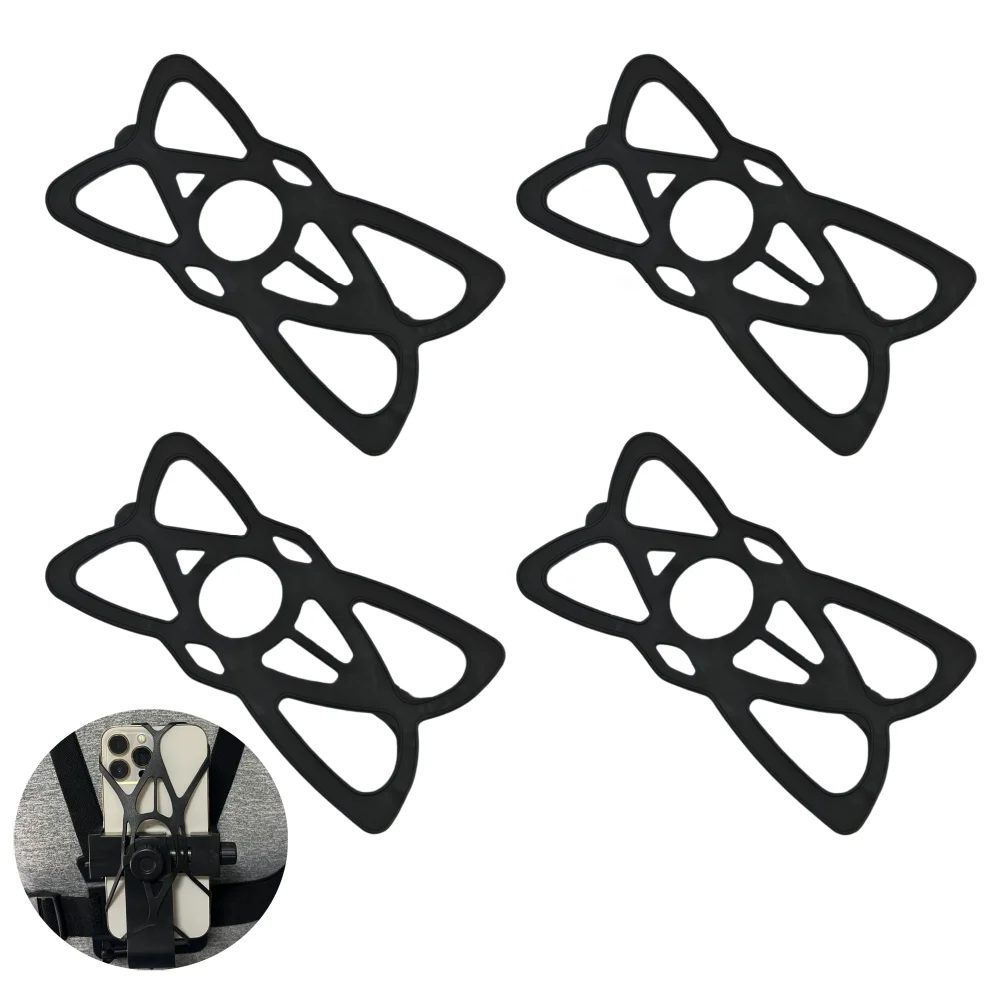 Suporte de Silicone para Celular X Holder com Faixa de Borracha e Bandas de Segurança – Acessório Universal para Motocicletas e Bicicletas com Fixação