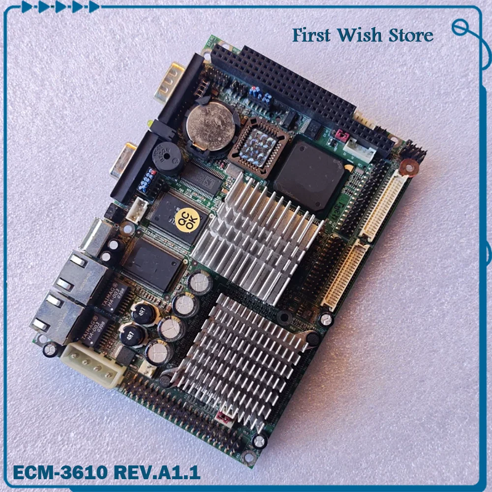 Dual Network Port Industrial Control Motherboard ECM-3610 Rev:A1.1