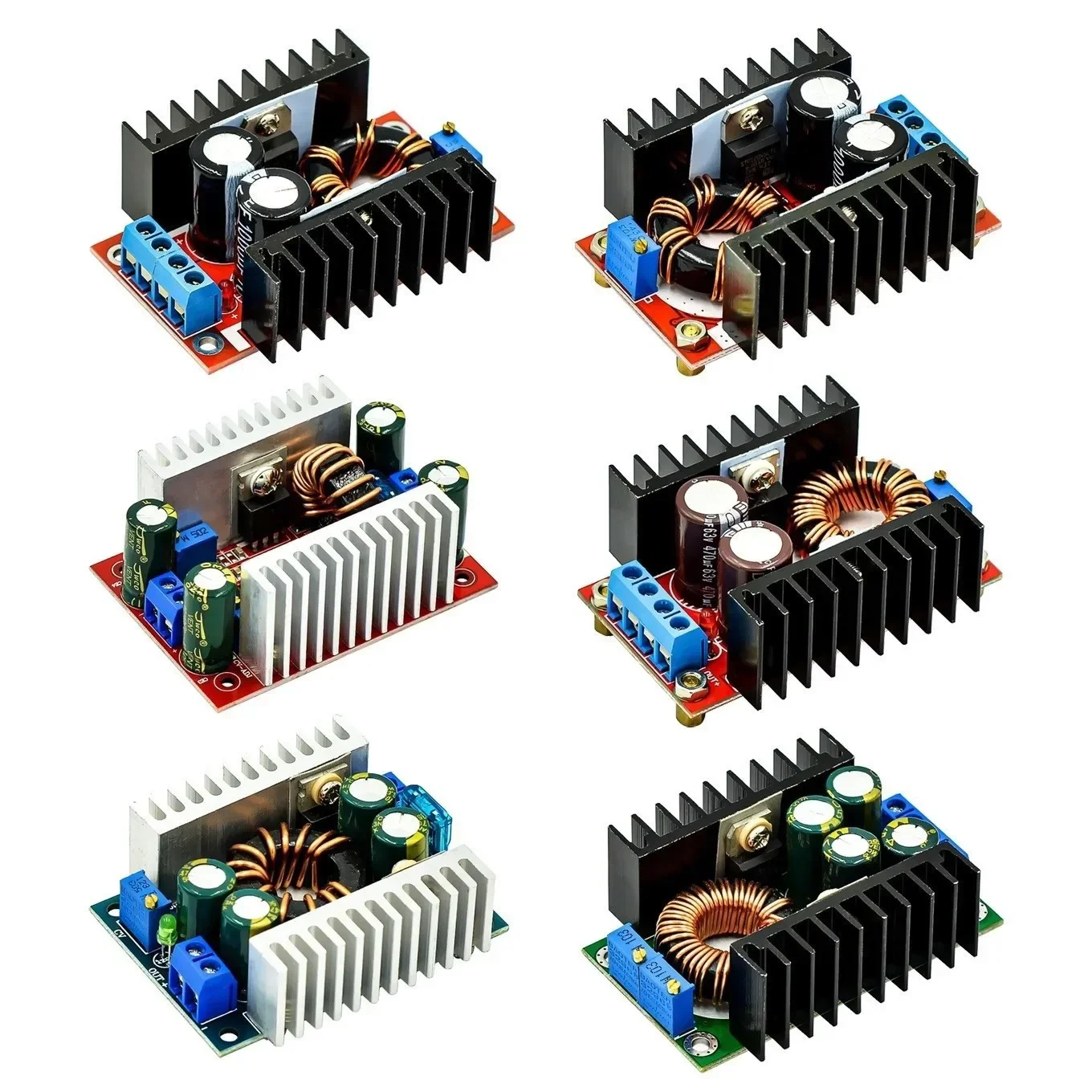 パワーモジュールバックコンバーター,5-40v〜1.2-35v,dc cc,7a,300w,150w,120w,400w,5個