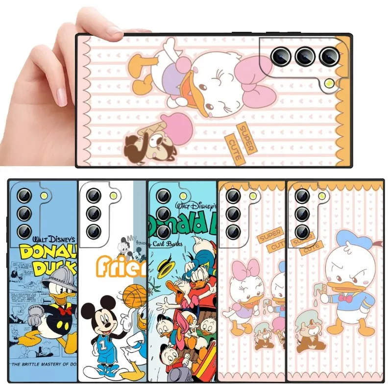 Cute Donald Duck Phone Case For Samsung A54 A14 A33 A13 A21 A34 A71 A05 A22 A53 A52 A73 A32 A50 A20 A40 A23 A24 Cover