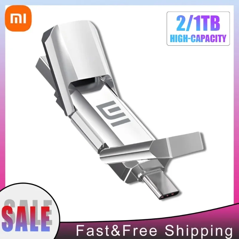 

Xiaomi 2TB 1TB USB 3.0 Pen Drive 2TB USB Flash Drives Высокоскоростной Pendrive Водонепроницаемый USB-флеш-диск Модернизированная портативная USB-накопитель