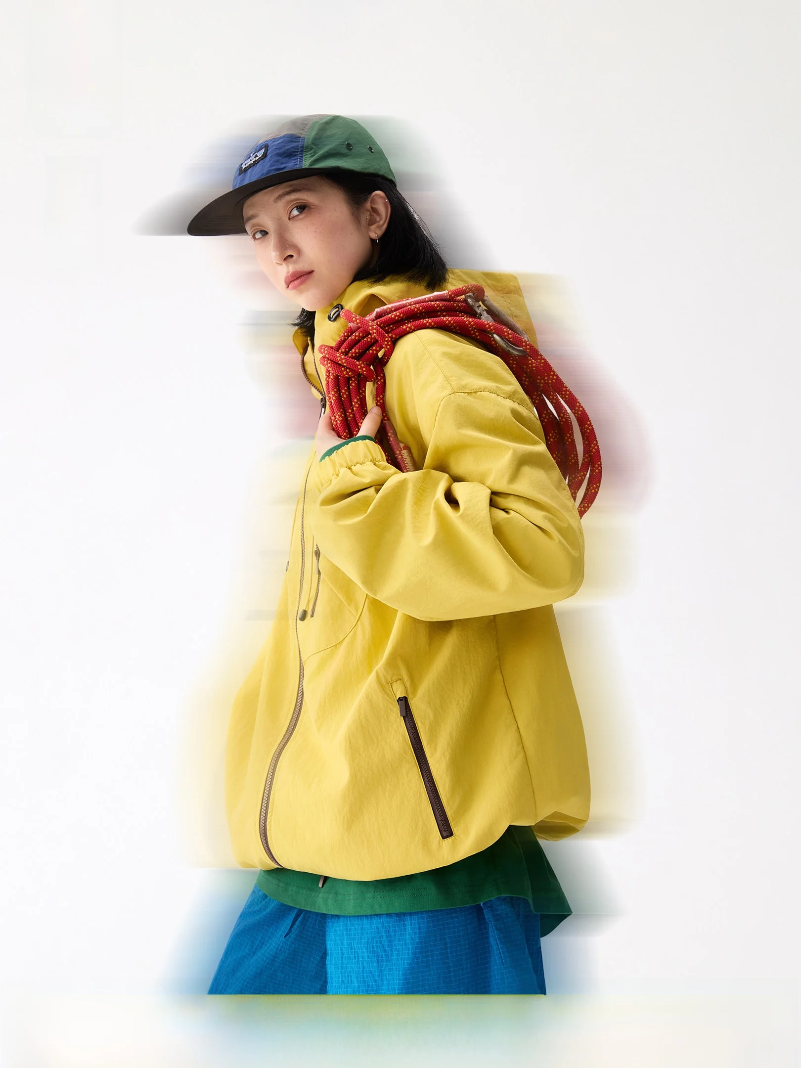 

Уличная функциональная ветрозащитная куртка-худи OXOWX из нейлона свободного кроя для пар, осенняя спортивная одежда в уличном стиле