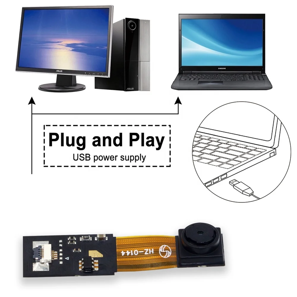 OEM 60fps AR0144 كاميرا مصراع عالمية USB وحدات عالية السرعة 1/4 بوصة 1.0 Mp CMOS مستشعر الصور الرقمي الأحادي عامل الشكل الصغير #5