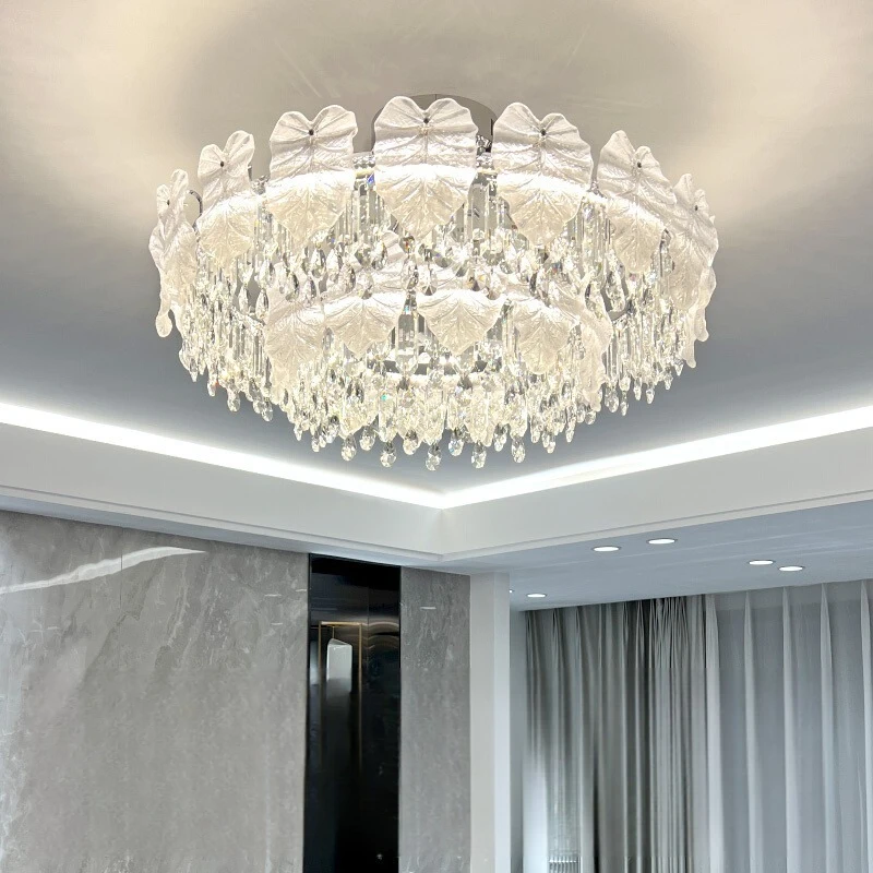Home Decoration  Advanced French Ceiling Light Living Room Light Master Light Bedroom Light Crystal Light