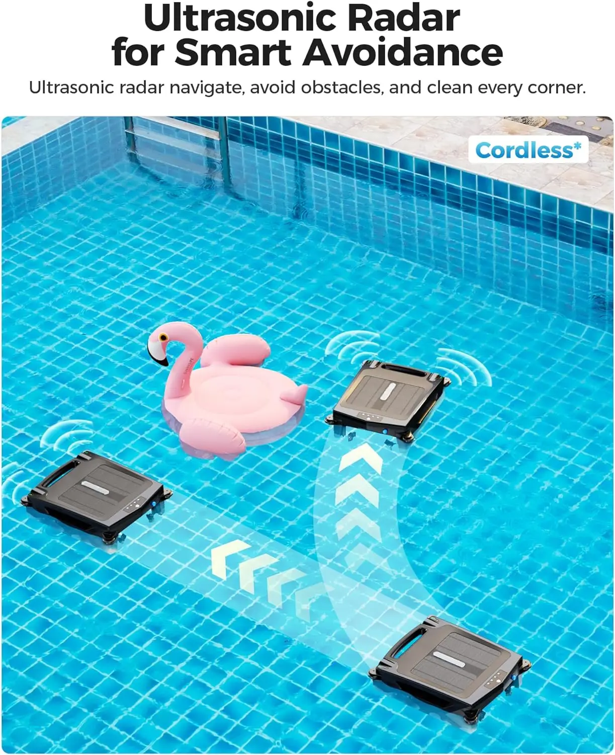 Piscina solar automática Skimmer Robot Cleaner, Net, Skimmer com cesta