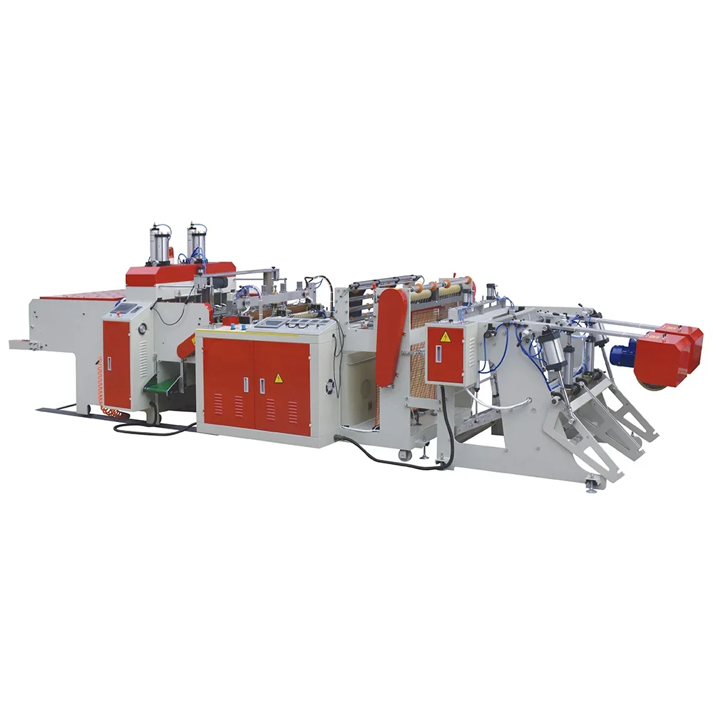 YUGONG HDPE LDPE PE Biodegradable Cloth Patch Carry Paper Polythene Garbage T-Shirt Shopping Plastic Bag Making Machine Price