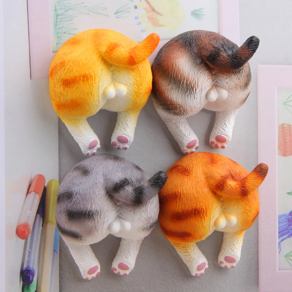 

Creative Cartoon Cat Refrigerator Sticker Fashion Lovely Fridge Magnet Fridge Sticker Home Office Decoration (Style A)