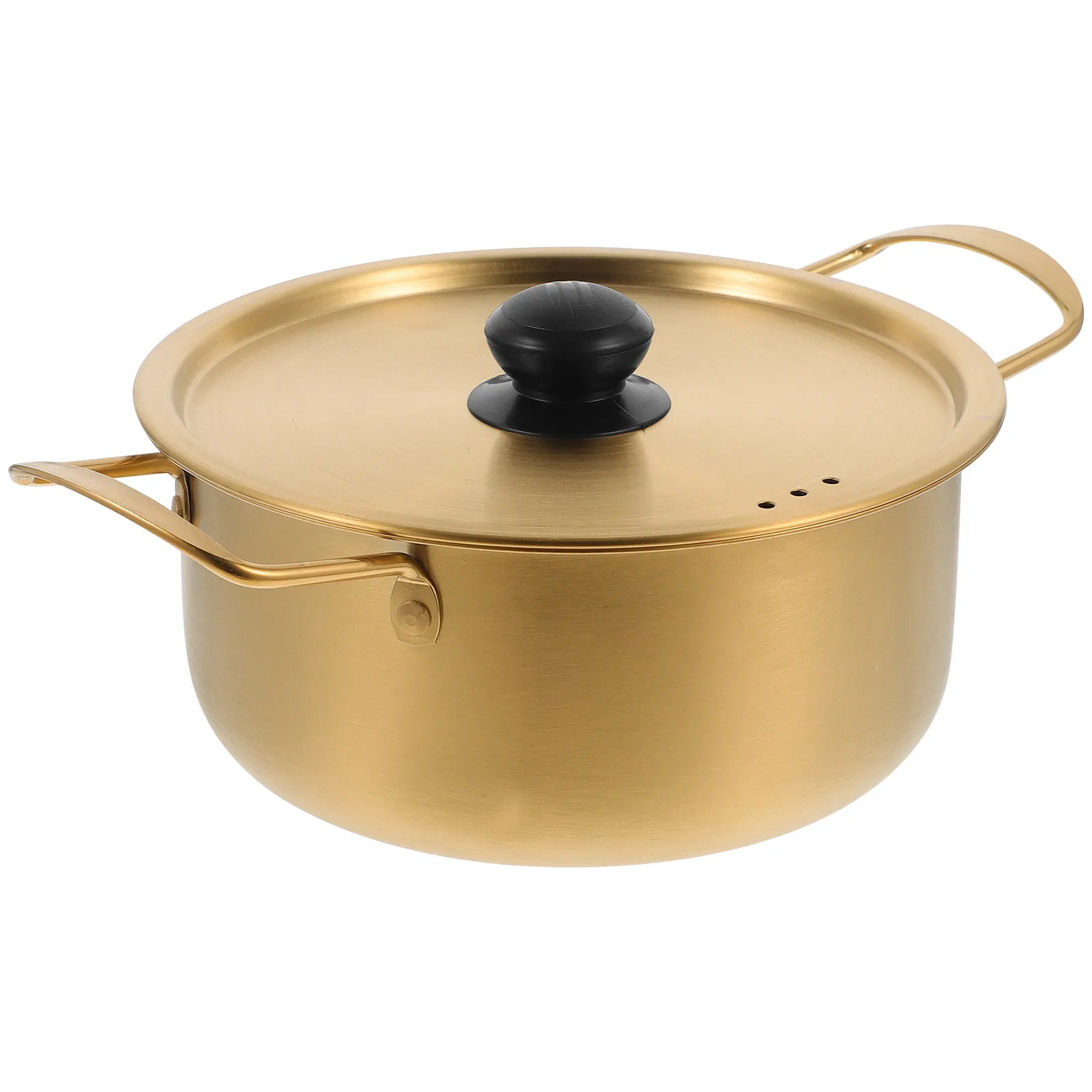 

Кастрюля для лапши из нержавеющей стали с крышкой, портативная кастрюля для приготовления рамена, для кемпинга, походов, пикников, супов и каш, кухонная утварь