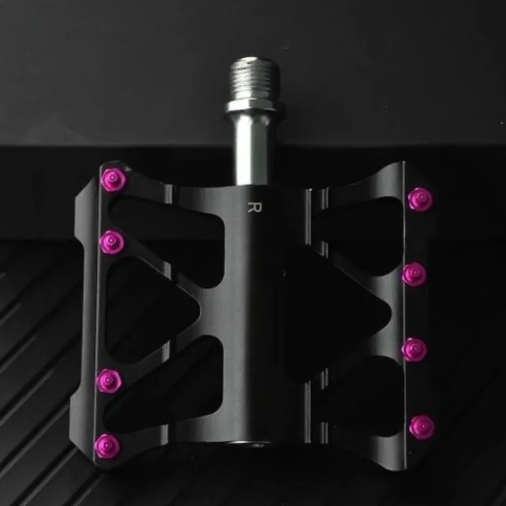 

Алюминиевые педали 9/16 дюймов, широкая платформа 9 см, 3 герметичных подшипника и полая конструкция с ЧПУ для складных велосипедов Dahon.