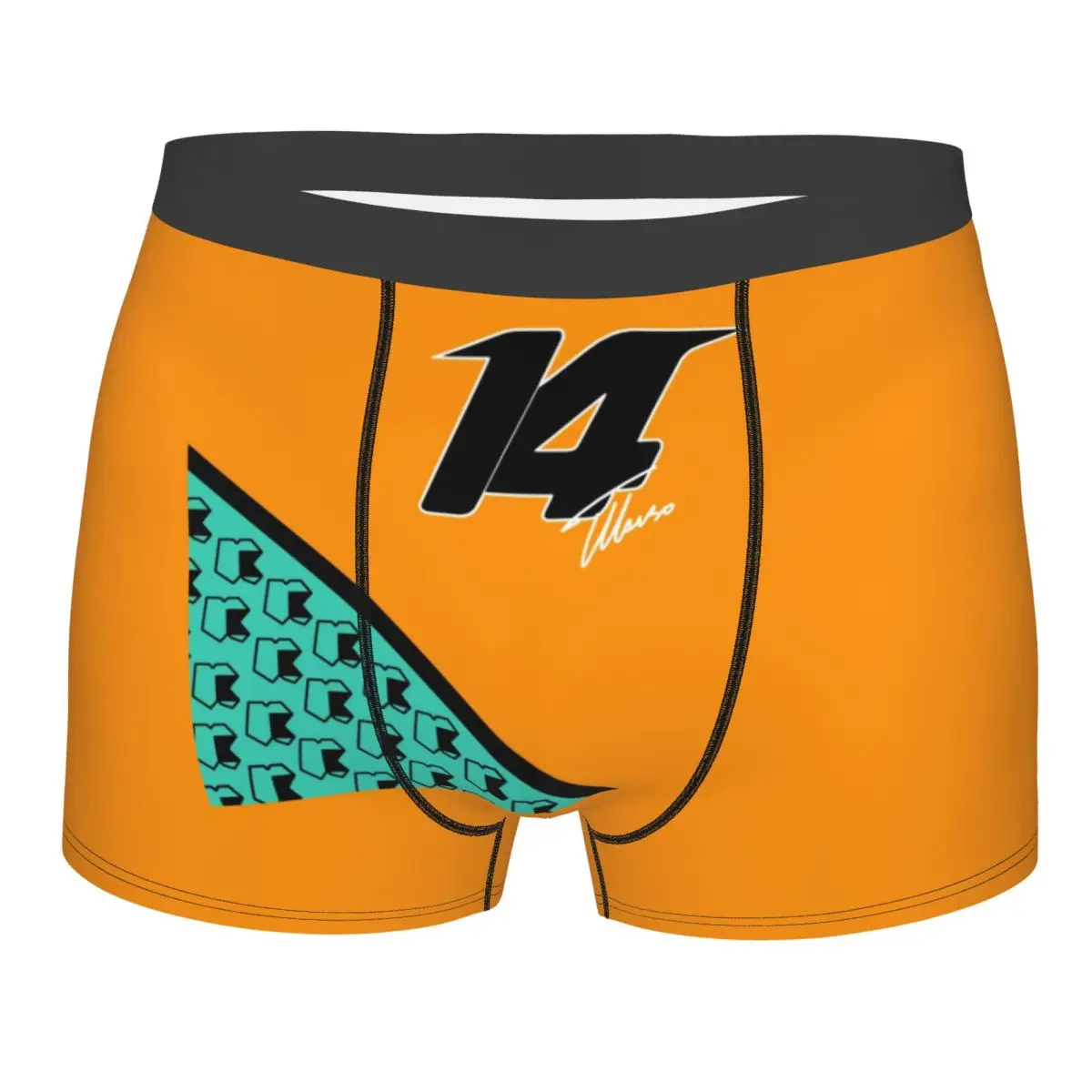 Custom Funny Alonso 14 Boxers Shorts Panties Male Underpants Breathable Sports Car Race Day Briefs Underwear