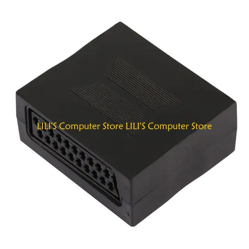

A52B 21 Pin SCART Coupler Adapter Female to Female Joiner for Home Entertainment Plug