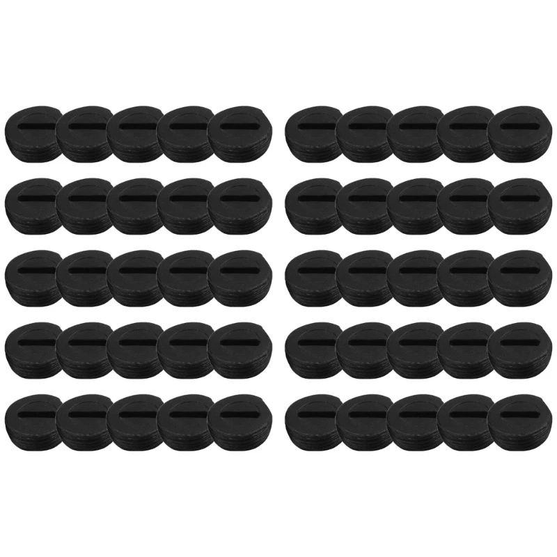 

50Pcs Black Carbon Brush Cover Plastic with Slotted Connector Replacement Parts for Hammer Grinder Electric Power Tool Dropship