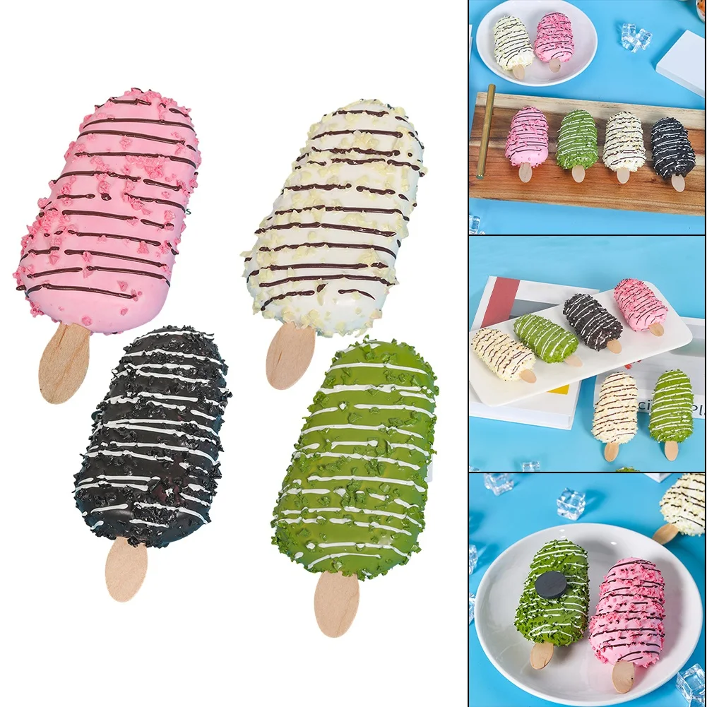 Simulation Ice Cream Fake Cake Artificial Food Children Toys Wedding Party Bakery Dessert Window Decoration Photography Prop