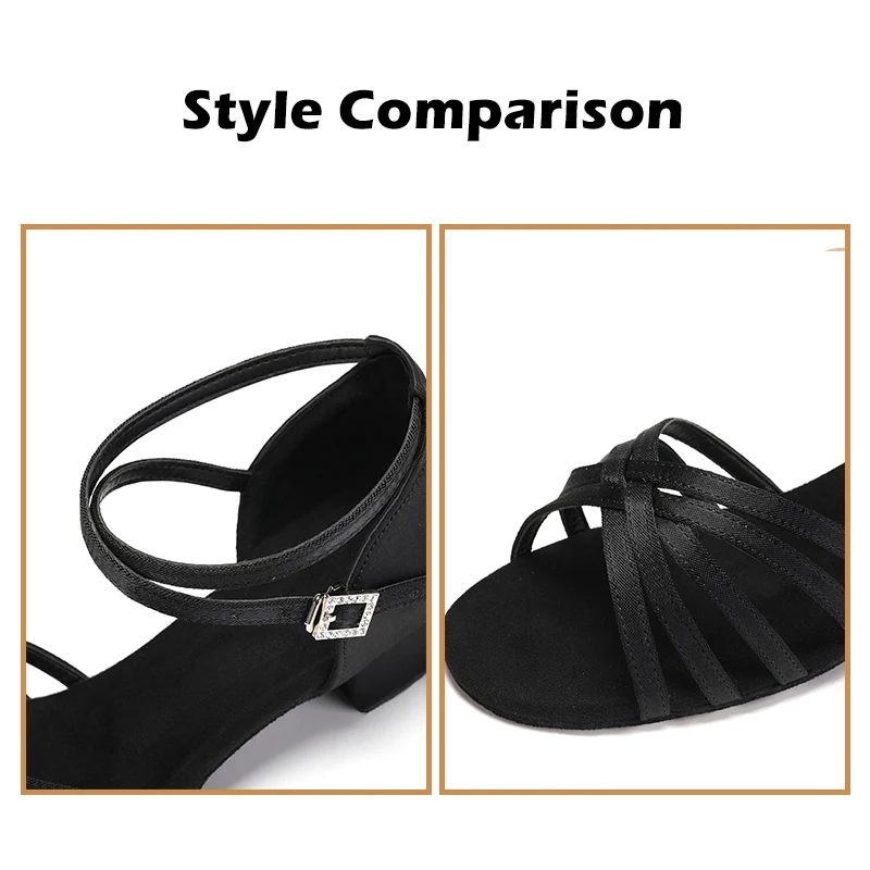 Girls Dance Shoes For Women Ladies Ballroom Latin Children/Kids Tango Salsa Latin Dancing Shoes Low Heel Salsa Training Shoes