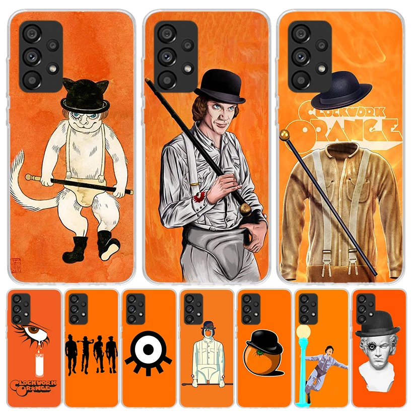 A Clockwork Orange Film Case Phone Cover for Samsung Galaxy A15 A14 A13 A12 A55 A54 A53 A52 A35 A34 A33 A32 A25 A24 A23 A22 A04S