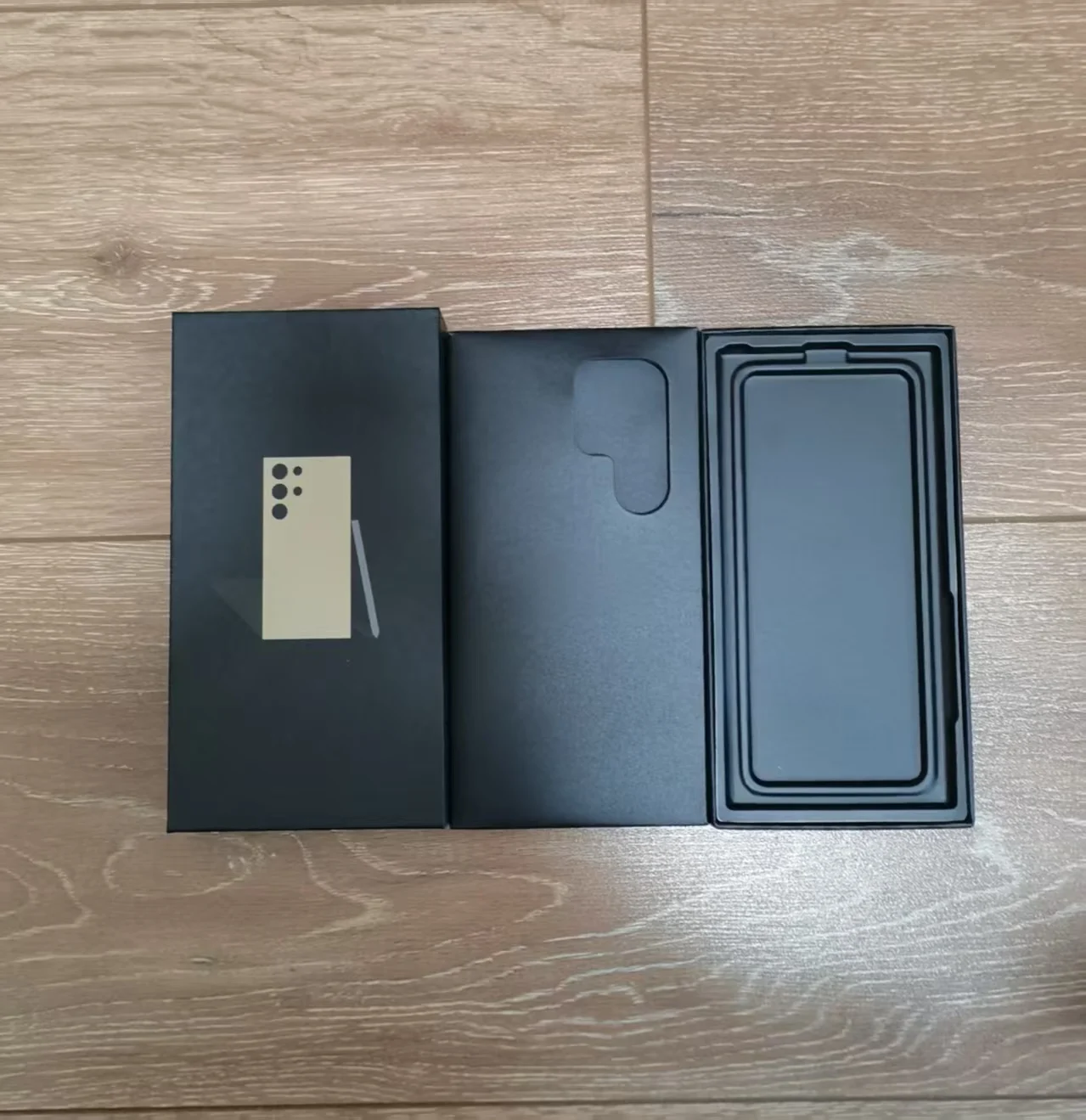 صناديق الهاتف المحمول مع دليل المستخدم بطاقة دبوس لواصق الختم الهاتف التعبئة صندوق فارغ لسامسونج غالاكسي S23 S24 الترا S25