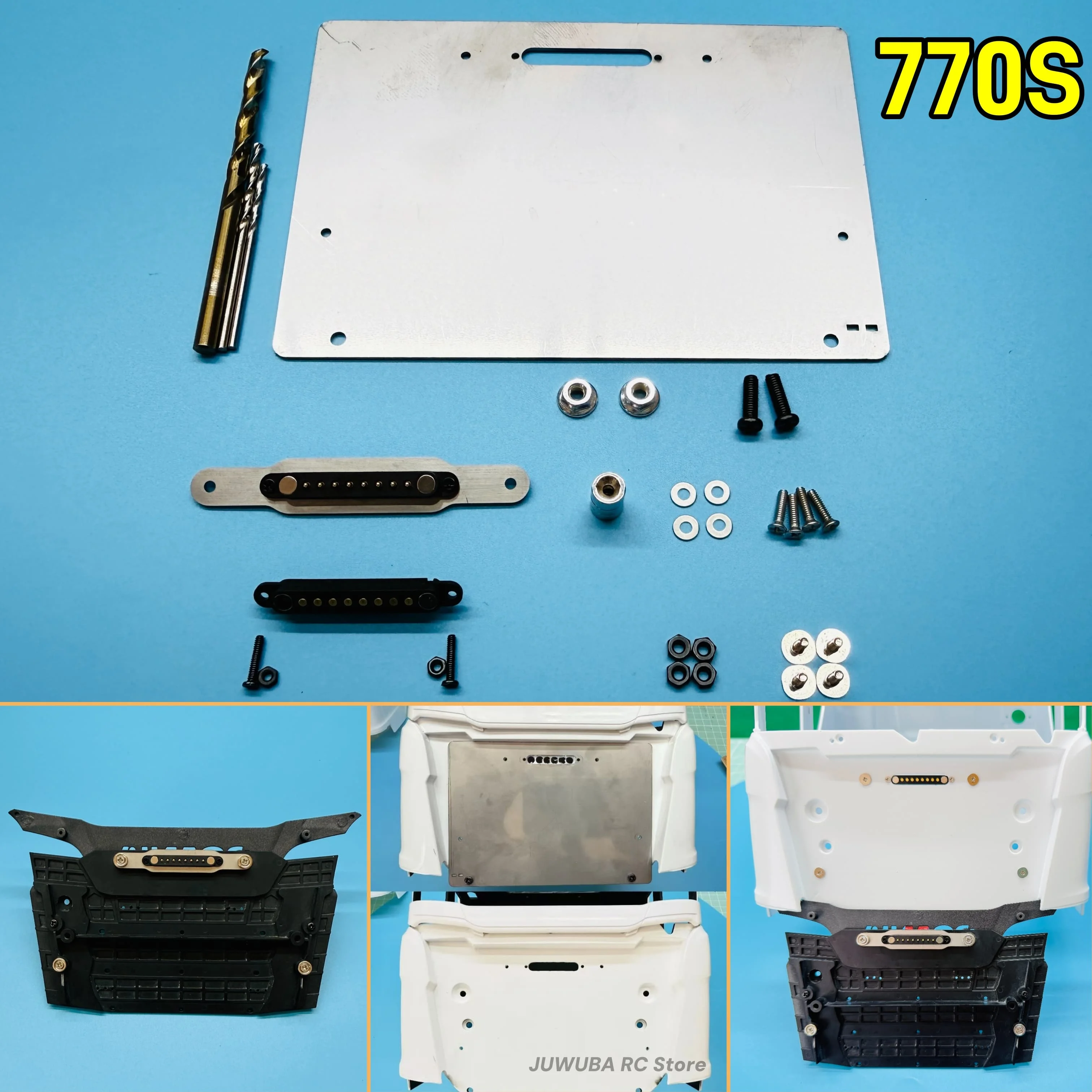 770S Truck Grille Circuit Magnetic Modification Kit For Tamiya 1/14 Scania 770S Tactor Truck RC Romote Control Parts Accessories