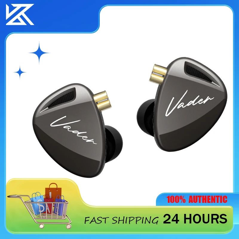 หูฟัง KZ Vader Custom IEM HiFi Monitor พร้อมโปรไฟล์เสียงแบบสลับได้ด้วย Zobel Network