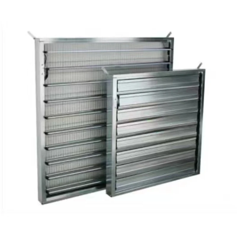 1400*1400 customized electric or manual ventilation shutter louver wall mount air flow window for greenhouse industry factory