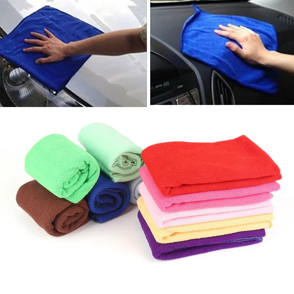 30cmx70cmColorful Soft Microfiber Cleaning Towel Car Auto Wash Clean Polish Cloth Multi-function Polish towel