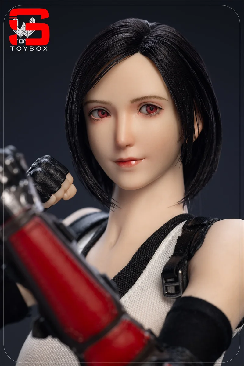 1/6スケール ティファ 可動ヘッドスカルプト ファイティングコスチュームセット モデルフィット 12インチ TBL S10D 女性兵士 アクションフィギュア ボディドール