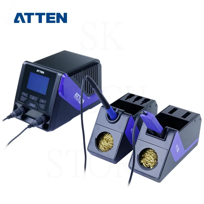 

ATTEN GT-6200 3 In 1 Soldering Station with Soldering Iron & Tweezer Dual Channel 200W Industrial Electronic Maintenance System