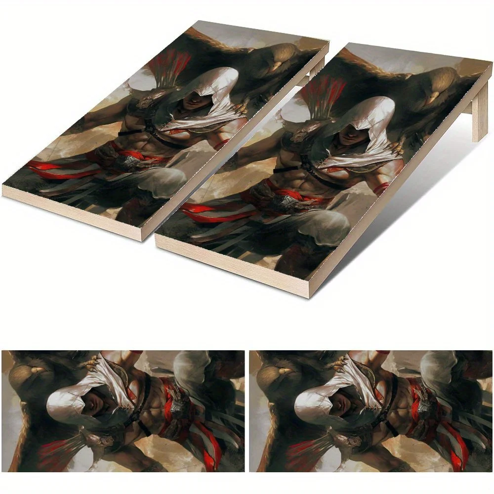 

Водонепроницаемая доска Assassin Companion Eagle Cornhole, виниловые обертки, настольный дизайн для игр на открытом воздухе из ПВХ, идеально подходит для спорта и отдыха Acti