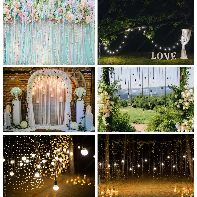 

SHUOZHIKE Art Fabricmade Wedding Photography Backdrops Flower Wall Forest Danquet Photo Background Studio Props HL-10