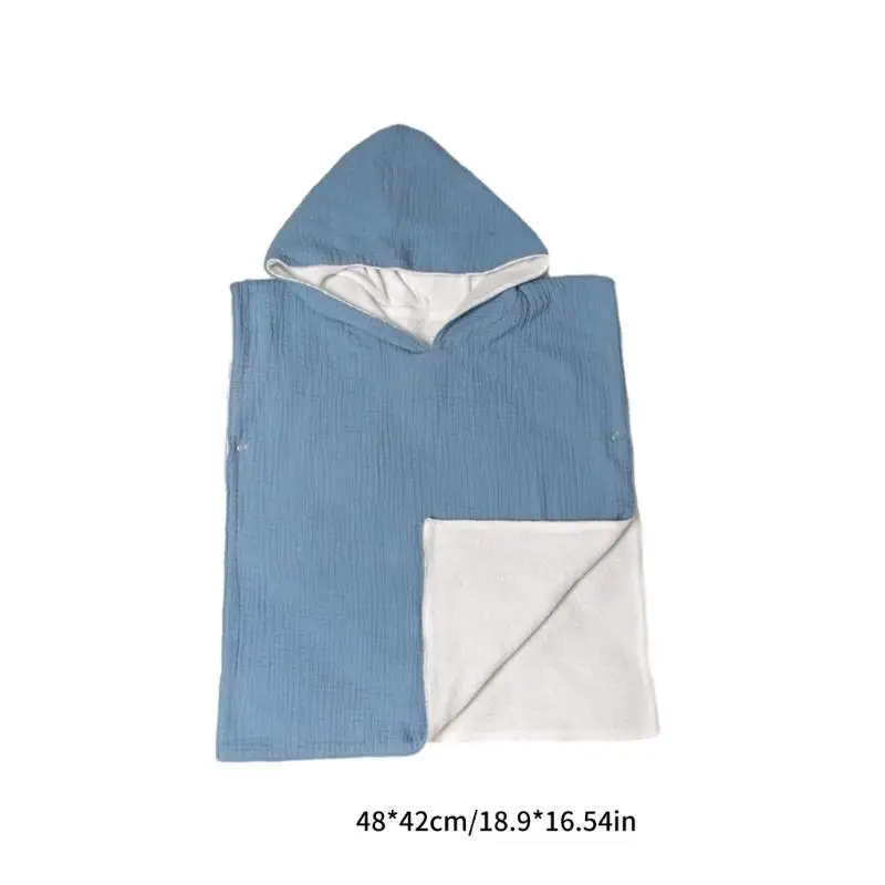 منشفة u13f ناعمة مطلي مقنعين بمنشفة حمام تجفيف سريع مع طبقتين من طبقة غسيل يمكن ارتداؤها للطفل للرضع والأطفال الصغار