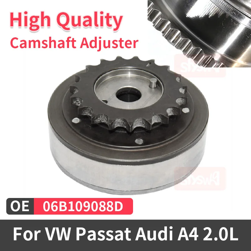 

Timing VVT Variable Gear 06B109088D Cam Adjuster Sprocket for Vw Audi A4 2.0T Camshaft Phase Regulator Eccentric Shaft Teeth