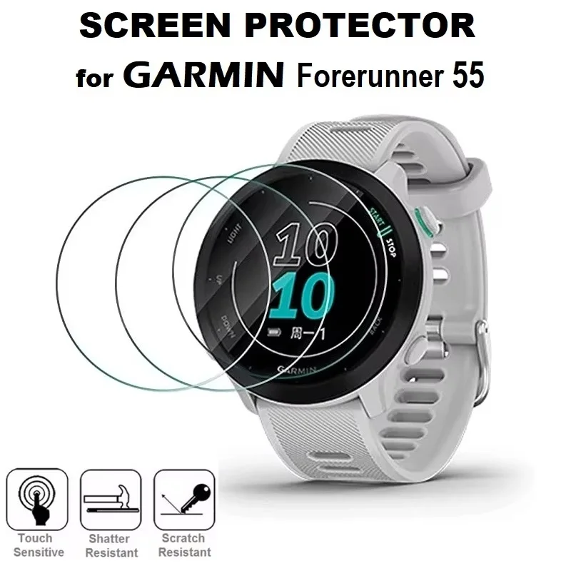 Screen Protector For Garmin Forerunner 55 235 245 245M 255 255S 645 935 945 955 9H Tempered Glass Anti-Scratch Film Accessories