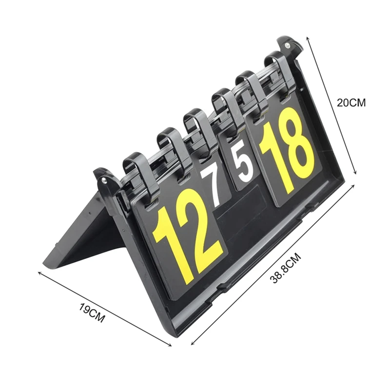 3X 4-значное табло для баскетбола, футбола, волейбола, спорта, настольного тенниса, водонепроницаемое табло