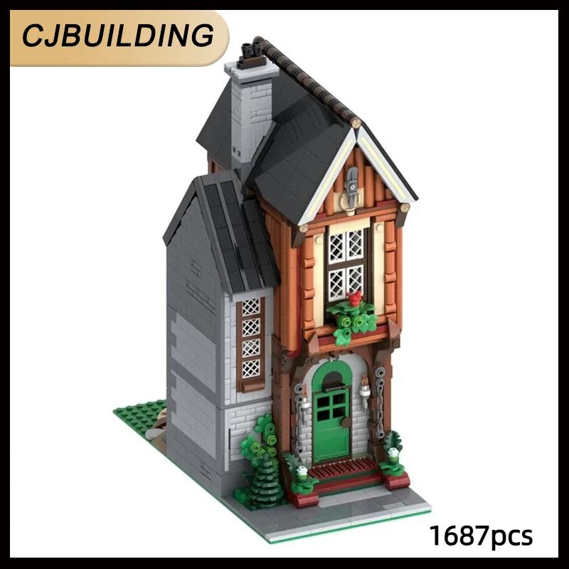1687pcs Modulaire Gebouwen MOC Bouwstenen Fairy House Model DIY Assembleren Baksteen Speelgoed voor Collector MOC-230925