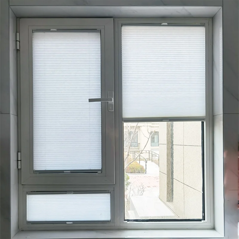 

custom shading heat insulation sunshade honeycomb curtains special PVC window opening blinds bathroom kitchen punching