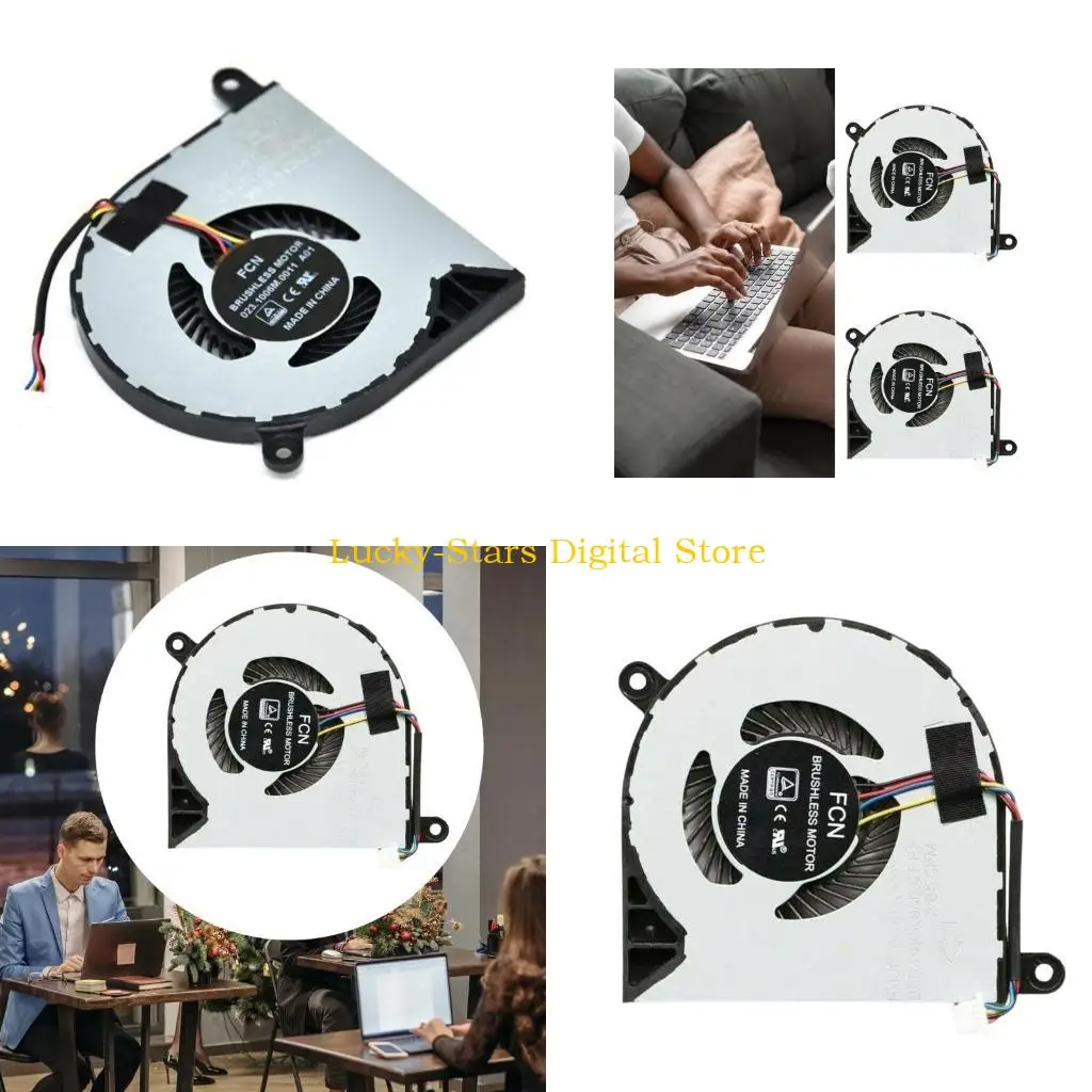

T3EE Replacement CPU Cooler Fan for Dell Inspiron 15 7579 15-7579 2-in-1 15.6" Laptop Cooling Fan Computer Accessories