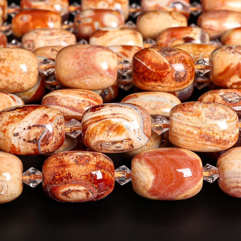 

Бусины из натурального сердолика и агата 14x10, 18x13 мм, свободные бусины, оранжевые, красные бусины из драгоценных камней для изготовления ювелирных изделий ручной работы, подарок «сделай сам»
