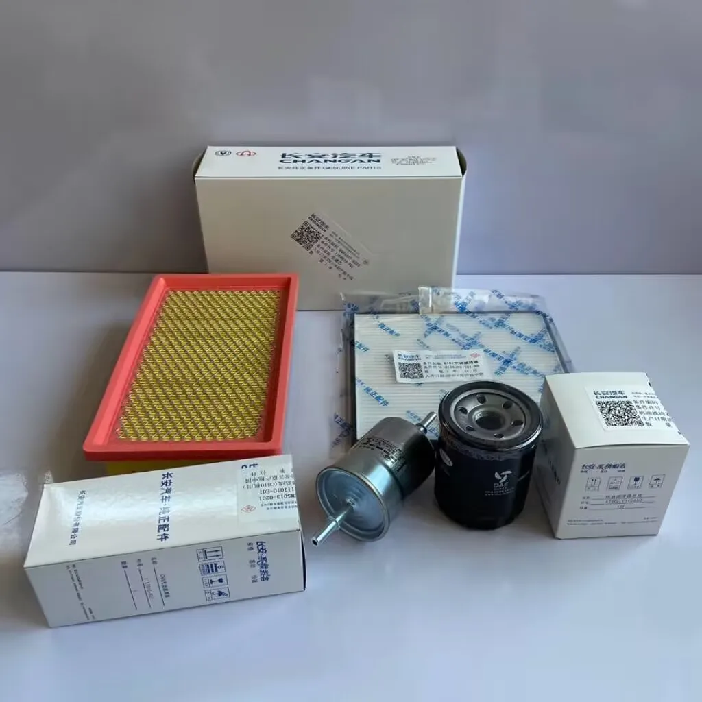 1pcs Air condition cabin filter Air filter Oil filter Fuel filter kit  Chinese to CHANGAN ALSVIN V3 1.5L 2020 Auto part