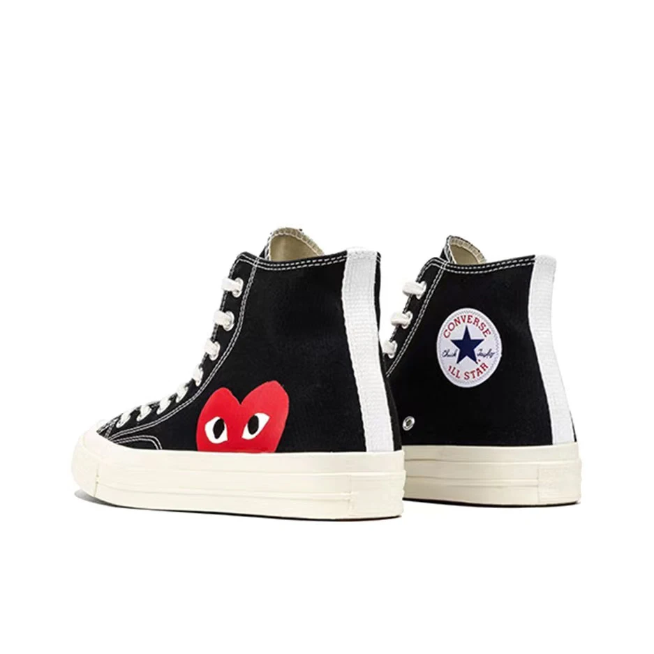 Converse 1970s Chuck Taylor All Star Hi X CDG Men and Women Skateboarding Shoes High-top Outdoor Sneaker